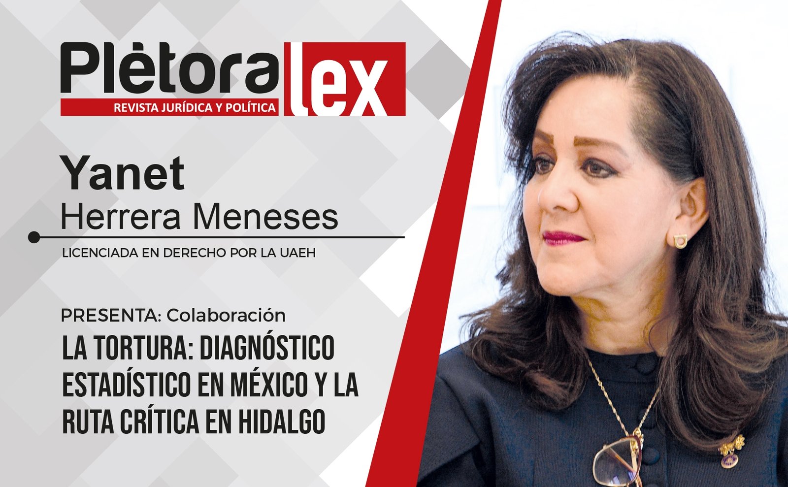 La tortura: Diagnóstico estadístico en México y la ruta crítica en Hidalgo.