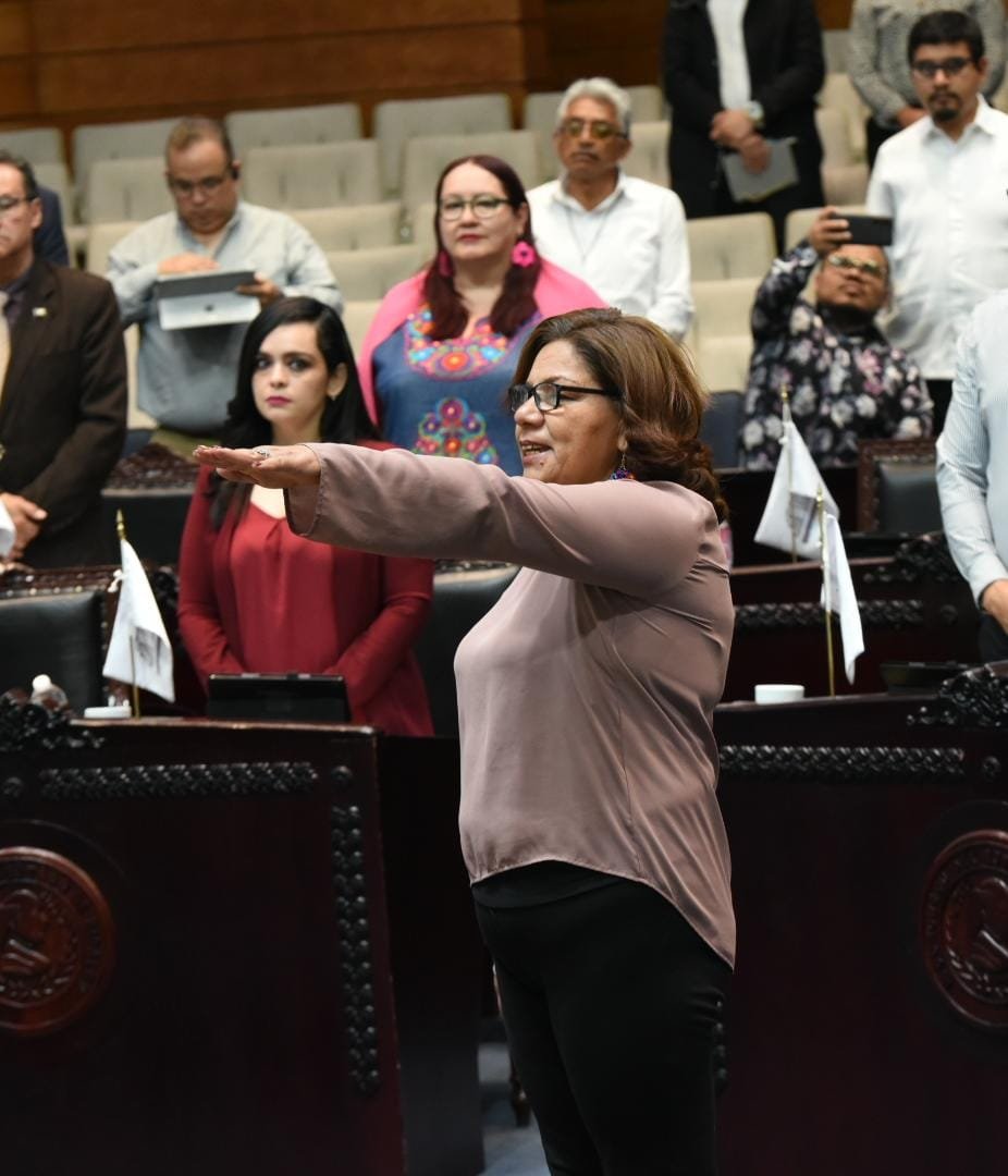 María del Rosario Guerrero Martínez toma protesta como representante del Distrito I en el Congreso local