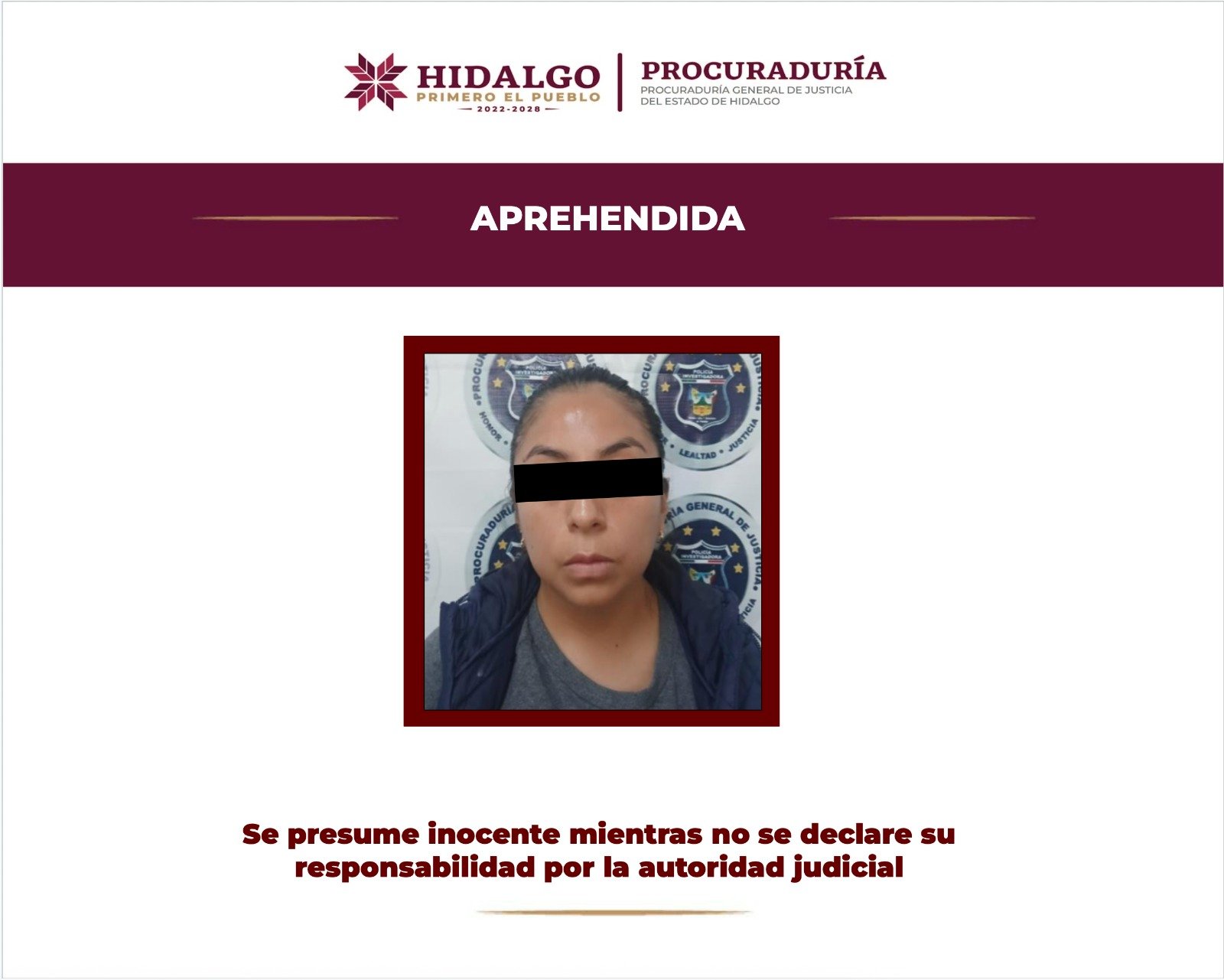 Cae en Pachuca mujer buscada por robo agravado de vehículo en CDMX