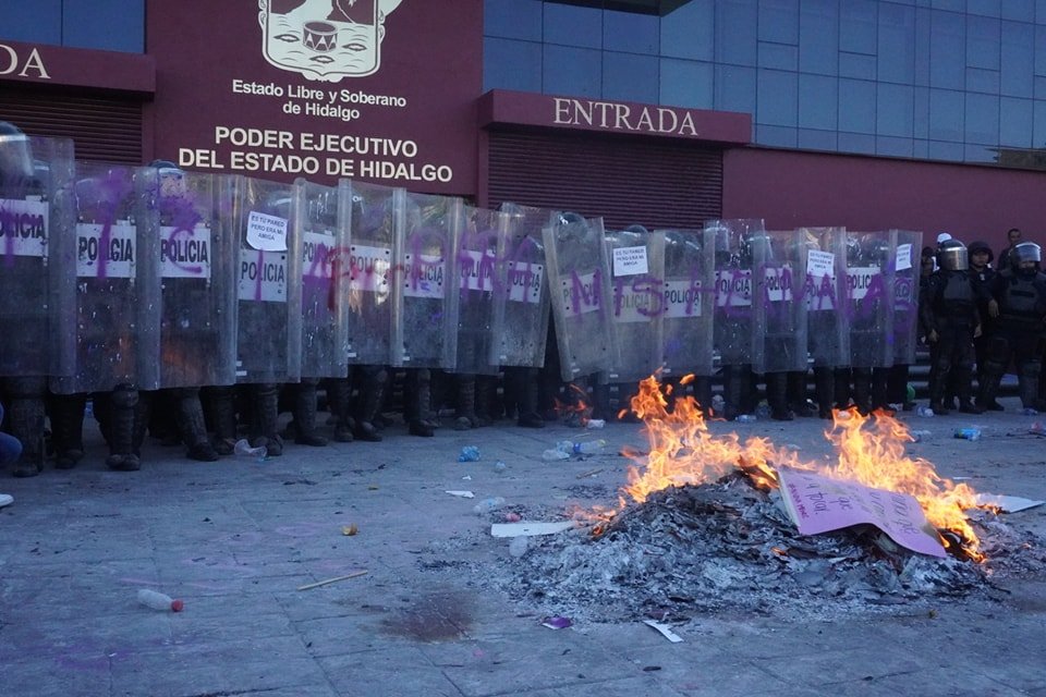 Tras marcha feminista, 10 personas se quejaron  en Derechos Humanos