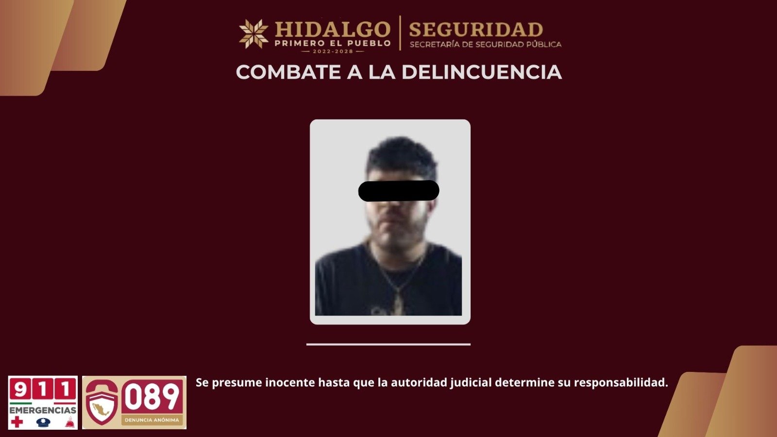 Cae presunto generador de violencia con armas y  droga