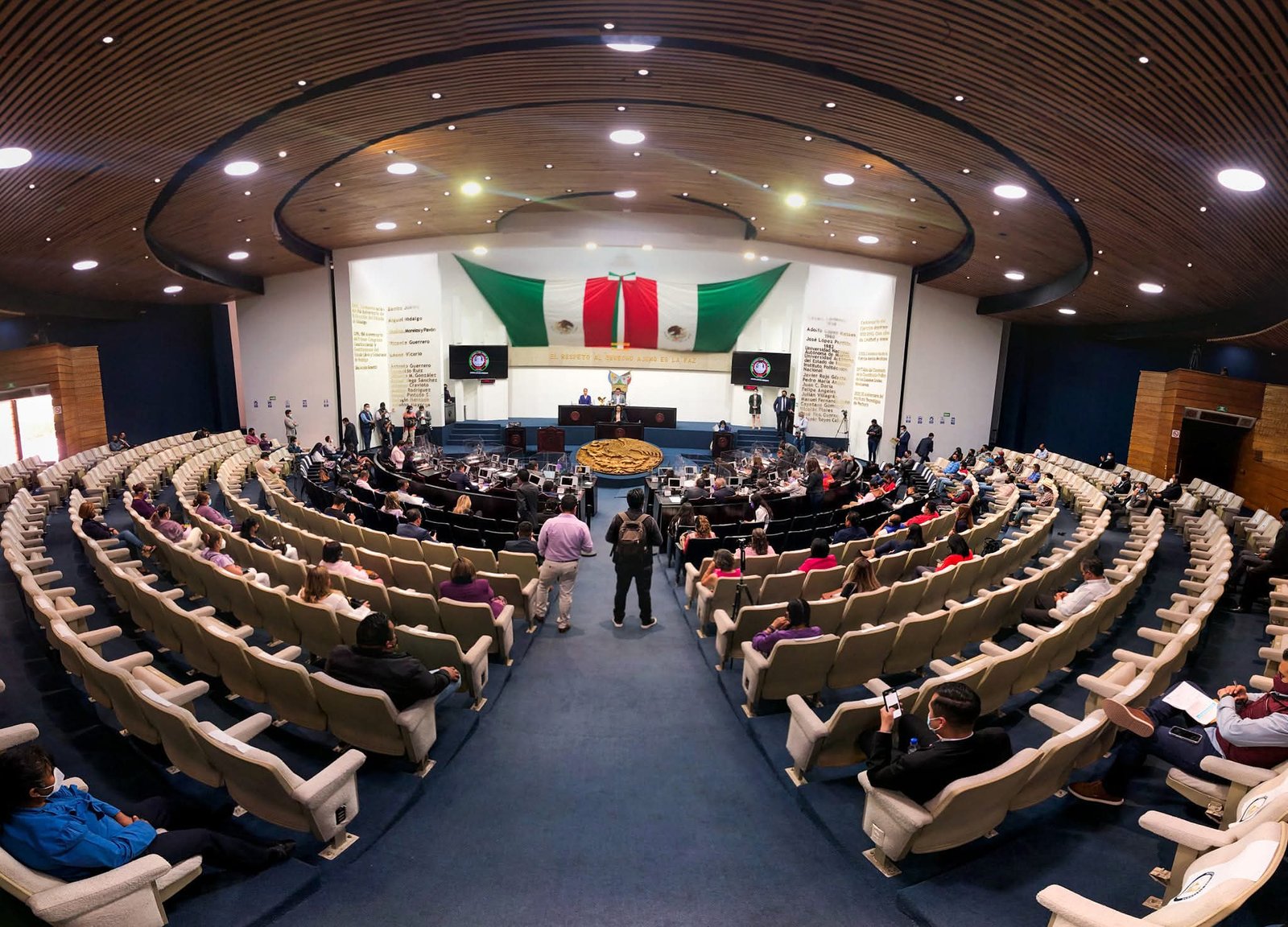 Así será el nuevo pleno del Congreso de Hidalgo; publican licitación