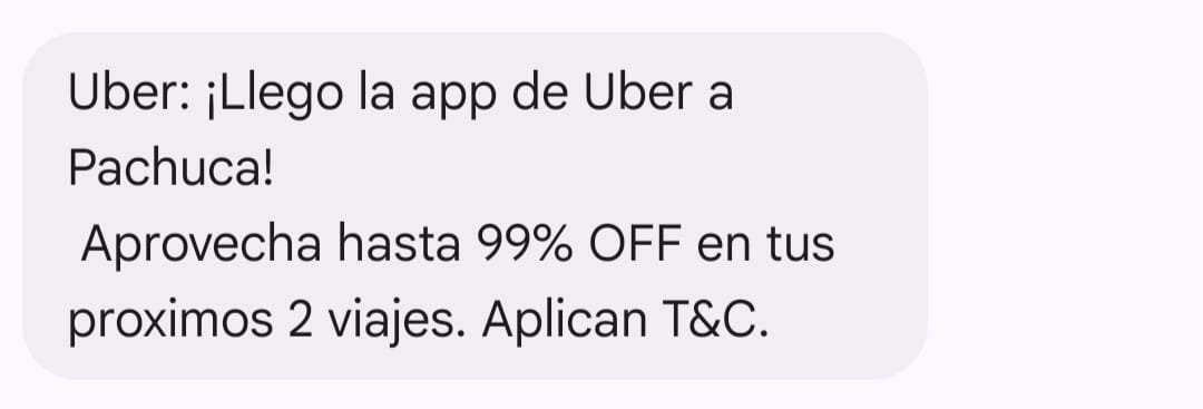 Uber se adelanta en Pachuca: anuncia viajes, pero no hay quién los dé