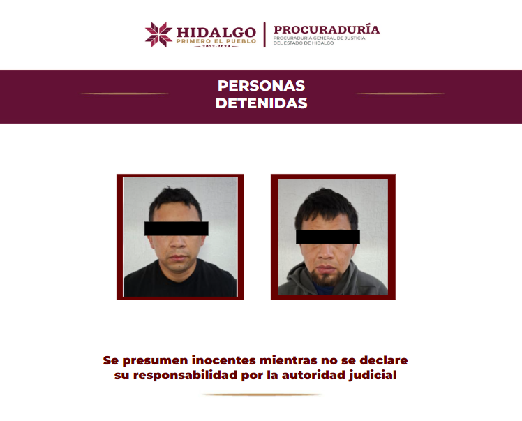 Detienen a dos hombres en Atitalaquia con presuntos narcóticos y un arma de fuego